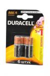 купить Duracell LR03 5+1 bl6